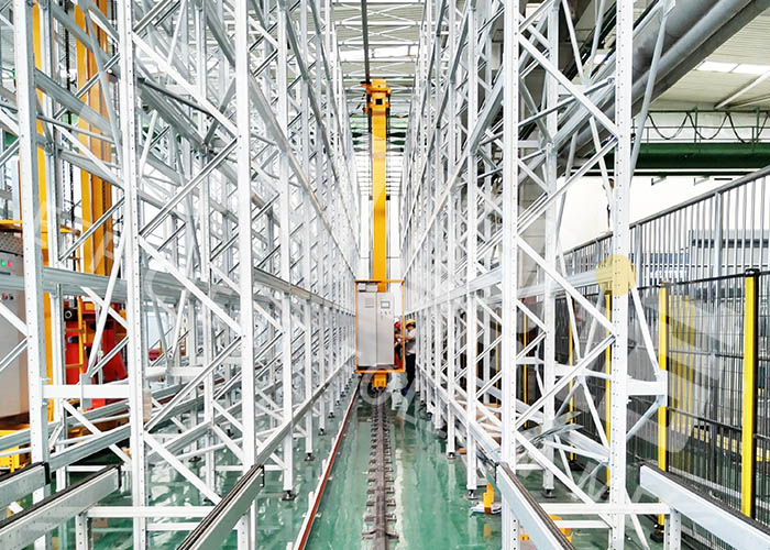 新疆新材料行業(yè)托盤堆垛機(jī)立體庫